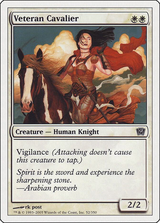 Veteran Cavalier 52 card from 9th Edition