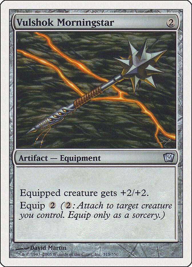 Vulshok Morningstar 315 card from 9th Edition