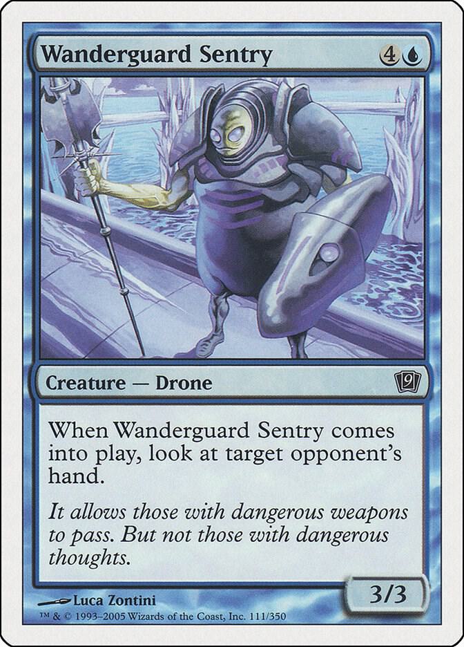 Wanderguard Sentry 111 card from 9th Edition