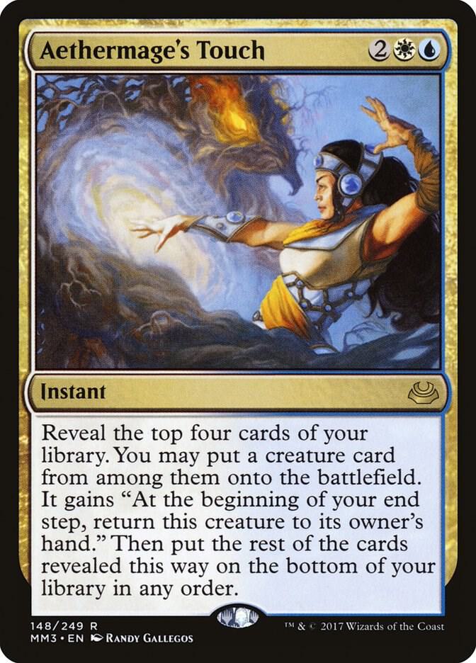 Aethermage's Touch 148 card from Modern Masters 2017