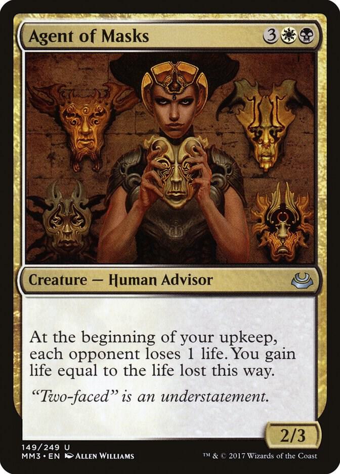 Agent of Masks 149 card from Modern Masters 2017