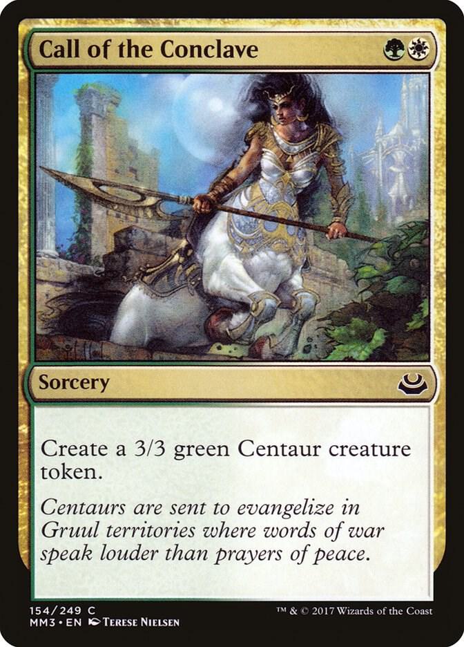 Call of the Conclave 154 card from Modern Masters 2017