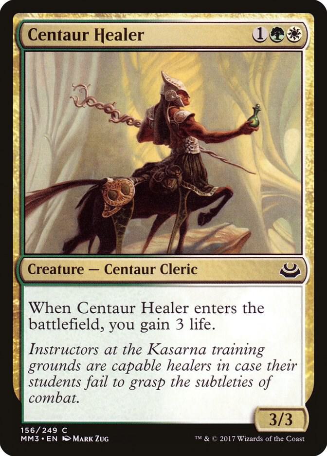 Centaur Healer 156 card from Modern Masters 2017