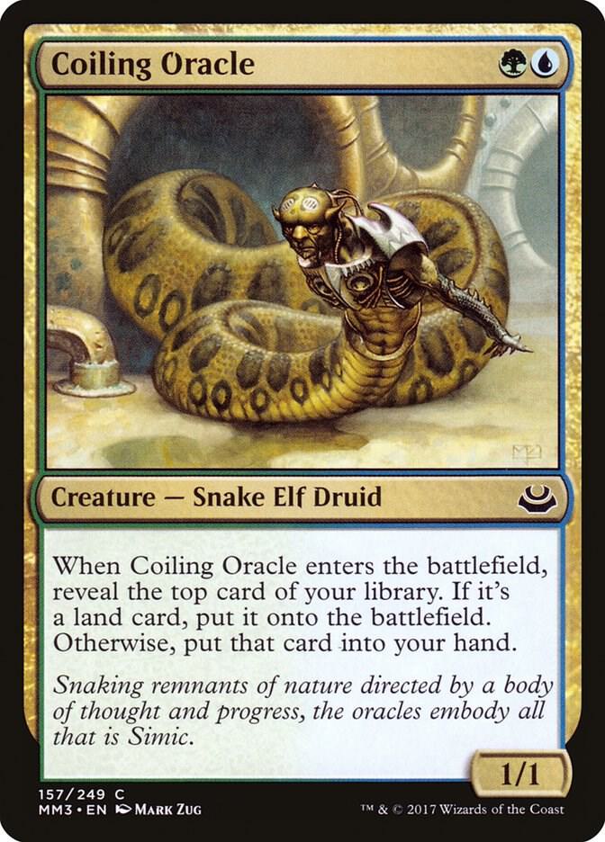 Coiling Oracle 157 card from Modern Masters 2017