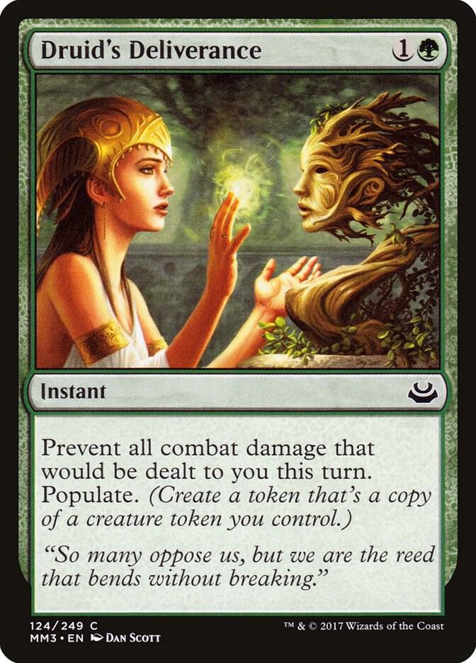 Druid's Deliverance 124 card from Modern Masters 2017