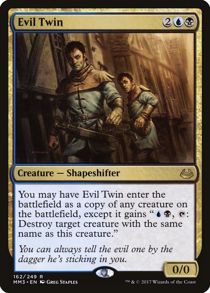 Evil Twin 162 card from Modern Masters 2017