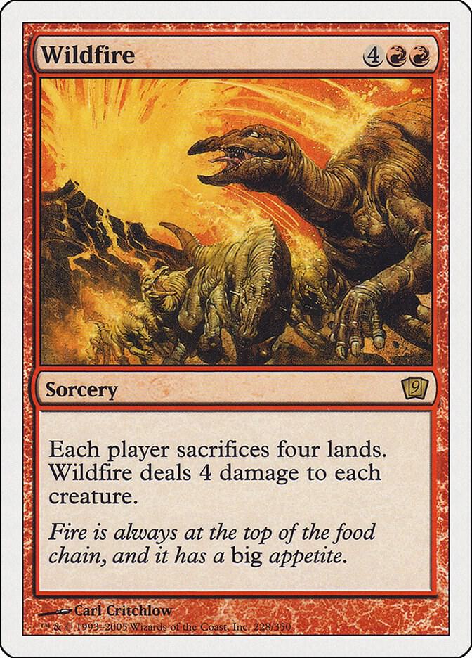 Wildfire 228 card from 9th Edition