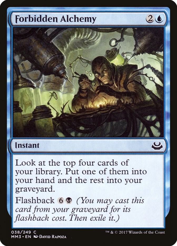 Forbidden Alchemy 38 card from Modern Masters 2017