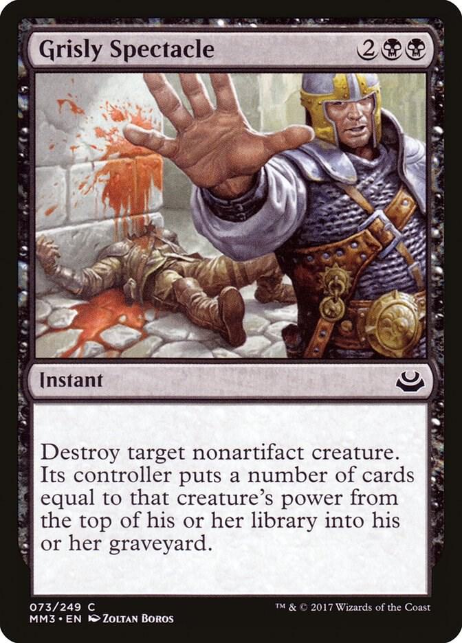 Grisly Spectacle 73 card from Modern Masters 2017