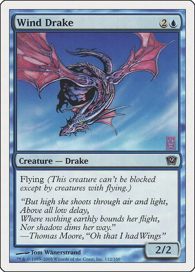 Wind Drake 112 card from 9th Edition