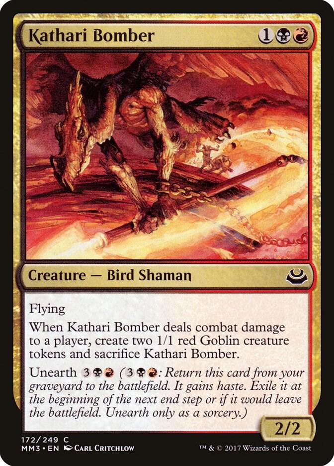Kathari Bomber 172 card from Modern Masters 2017