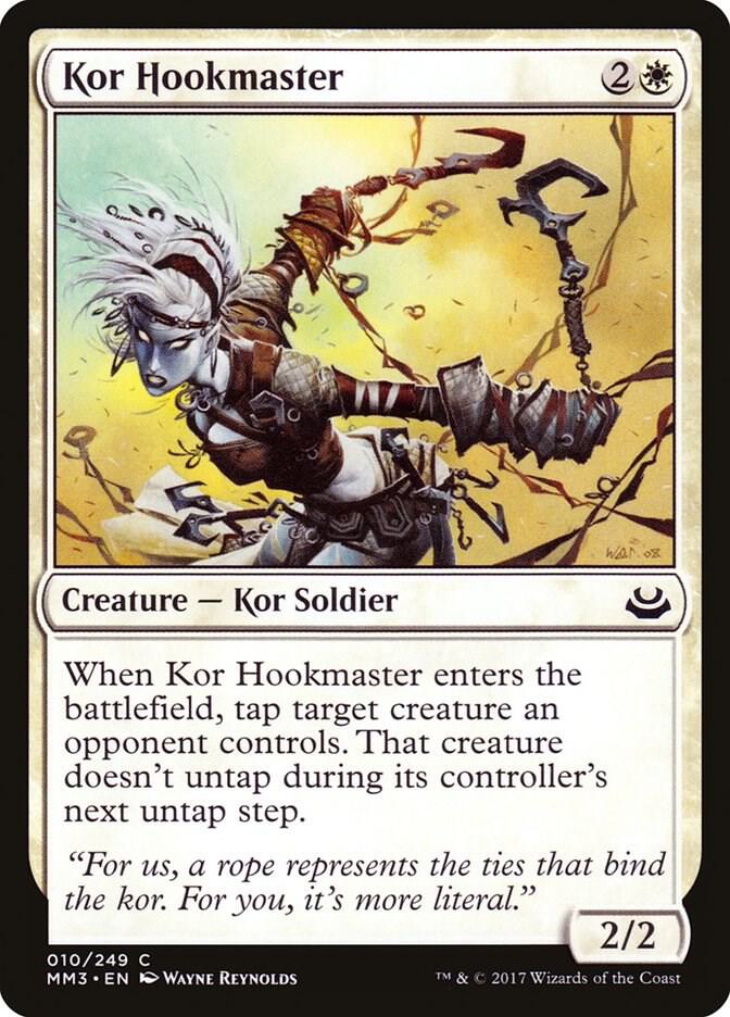 Kor Hookmaster 10 card from Modern Masters 2017