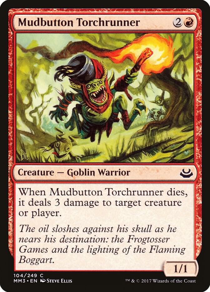 Mudbutton Torchrunner 104 card from Modern Masters 2017