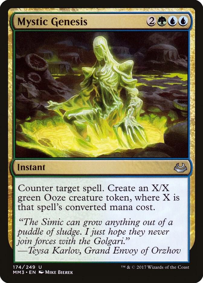 Mystic Genesis 174 card from Modern Masters 2017