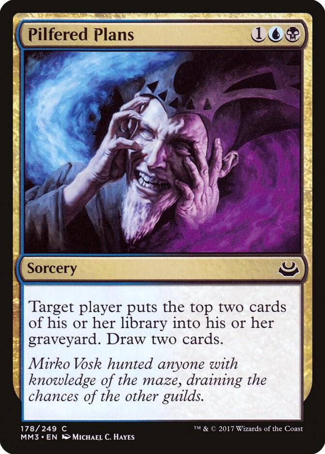 Pilfered Plans 178 card from Modern Masters 2017
