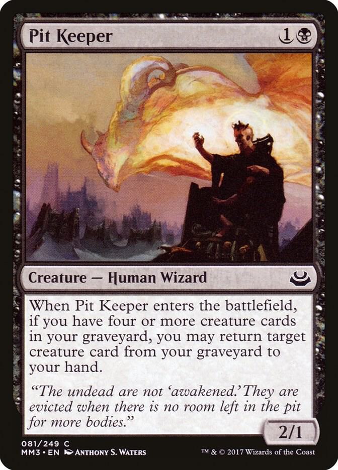 Pit Keeper 81 card from Modern Masters 2017