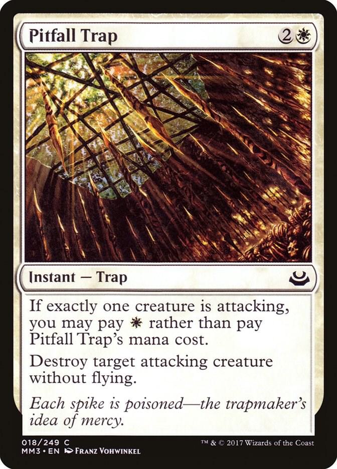 Pitfall Trap 18 card from Modern Masters 2017