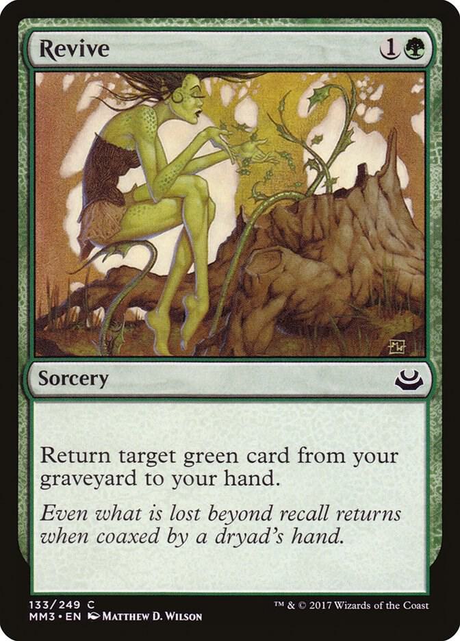 Revive 133 card from Modern Masters 2017