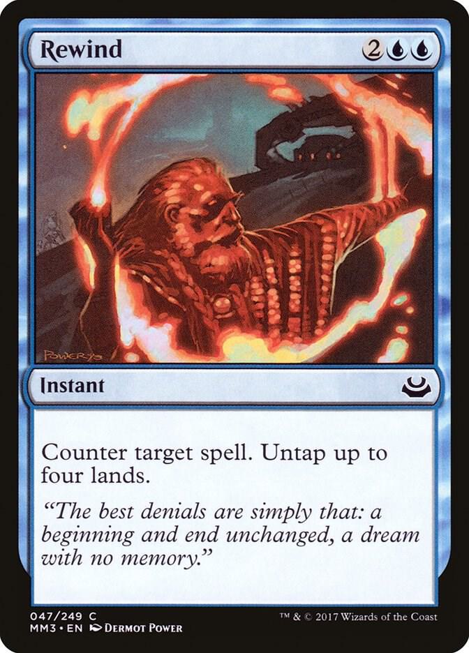 Rewind 47 card from Modern Masters 2017