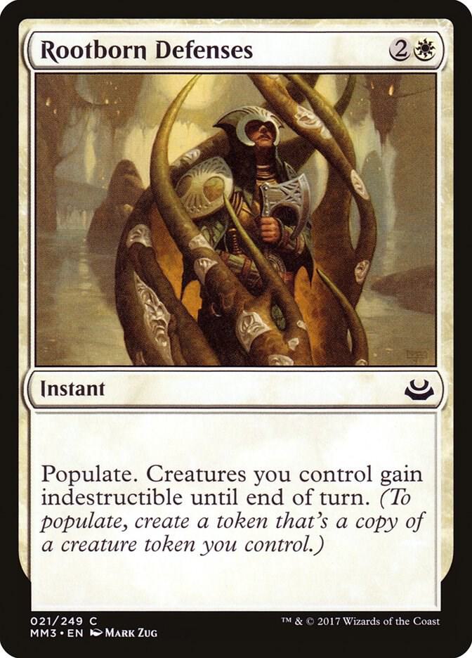 Rootborn Defenses 21 card from Modern Masters 2017