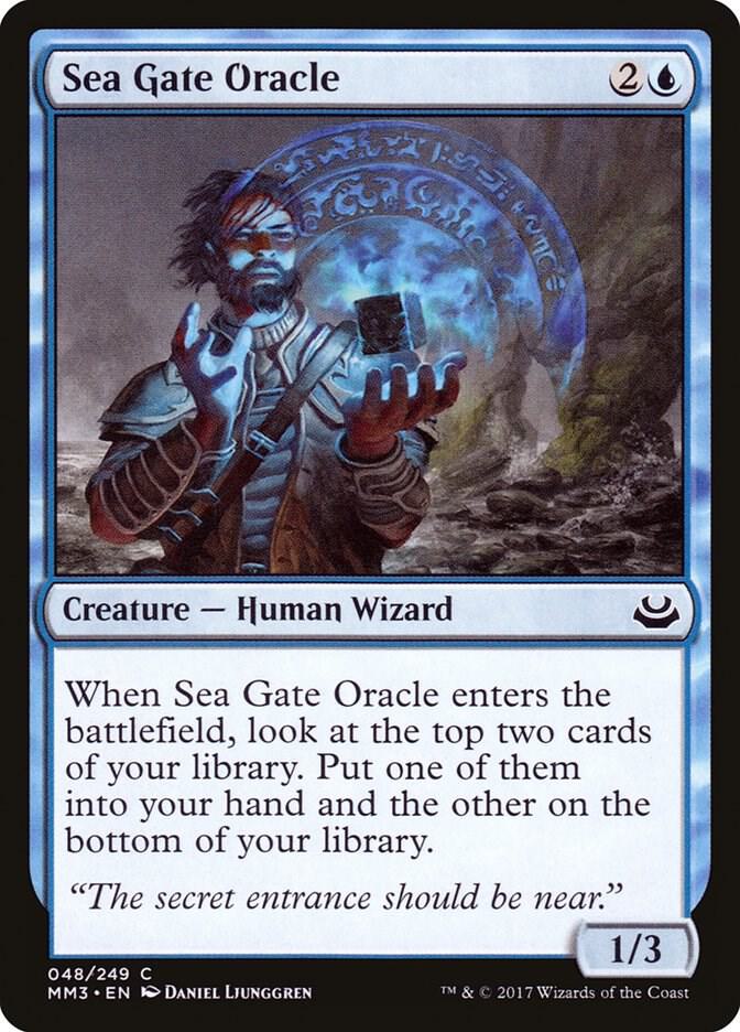 Sea Gate Oracle 48 card from Modern Masters 2017