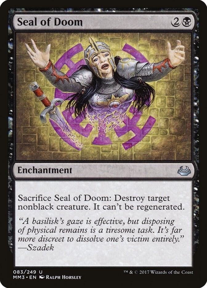 Seal of Doom 83 card from Modern Masters 2017