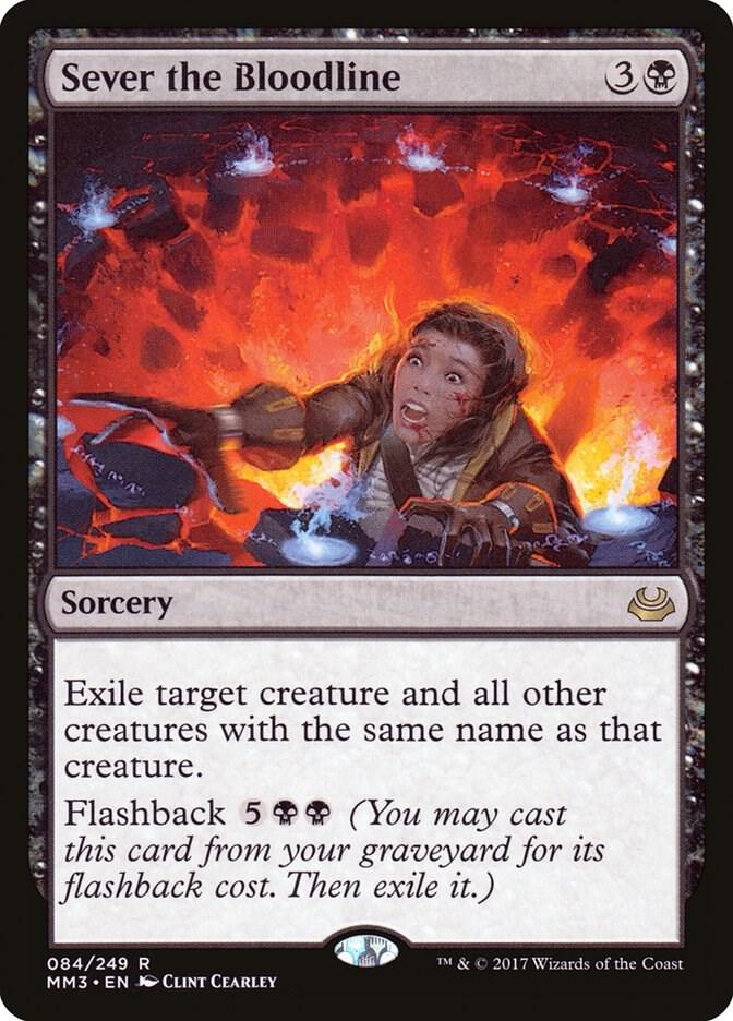 Sever the Bloodline 84 card from Modern Masters 2017