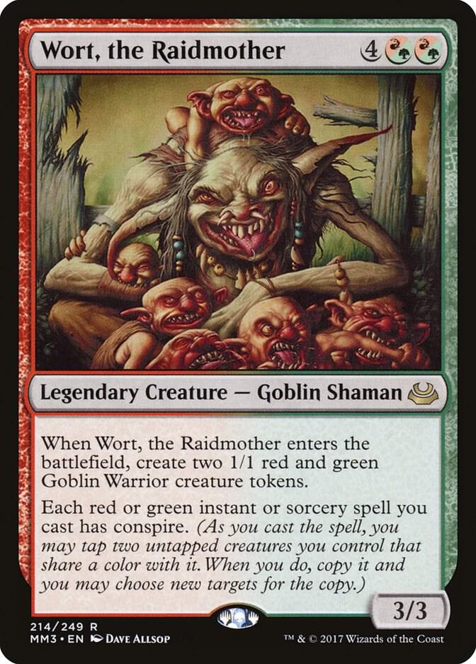 Wort, the Raidmother 214 card from Modern Masters 2017