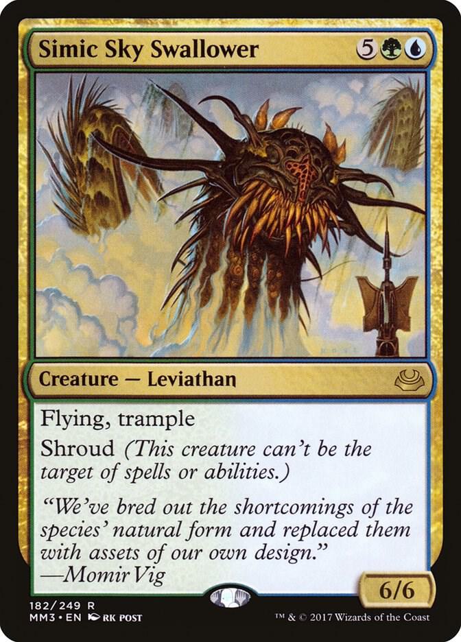 Simic Sky Swallower 182 card from Modern Masters 2017