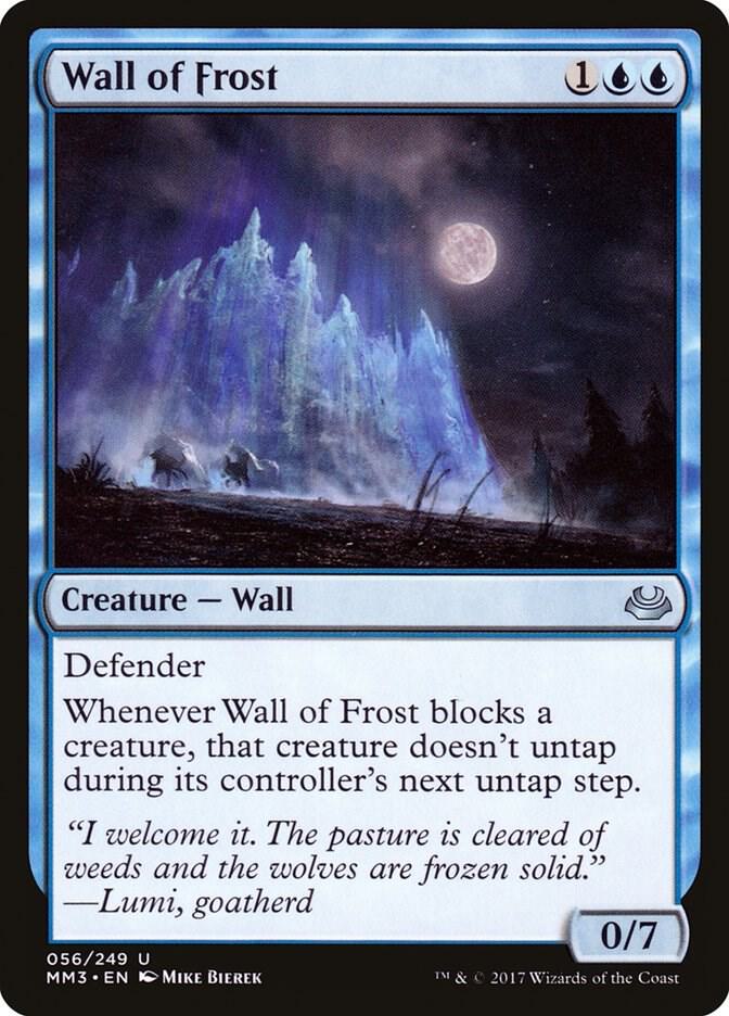 Wall of Frost 56 card from Modern Masters 2017