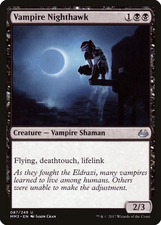 Vampire Nighthawk 87 card from Modern Masters 2017