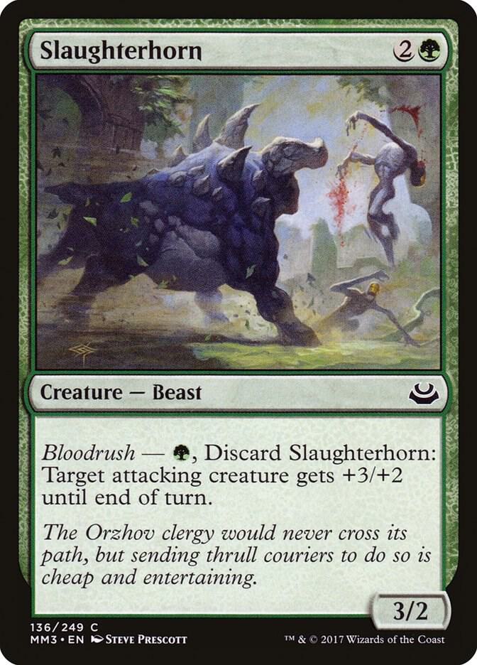 Slaughterhorn 136 card from Modern Masters 2017