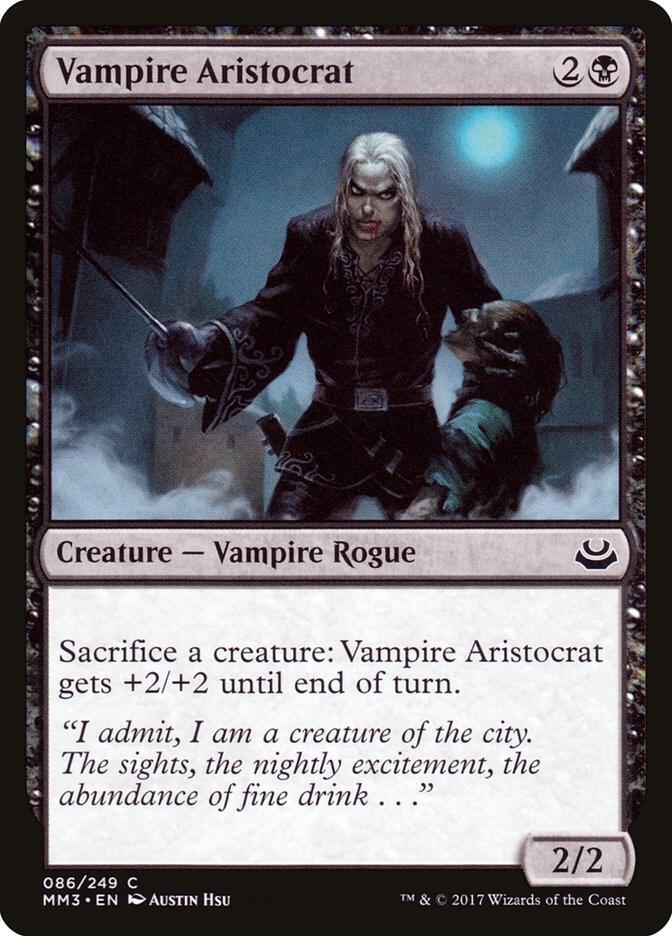 Vampire Aristocrat 86 card from Modern Masters 2017