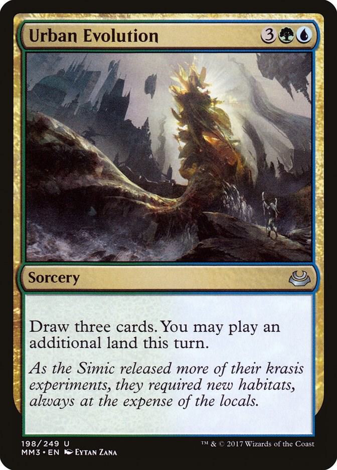 Urban Evolution 198 card from Modern Masters 2017