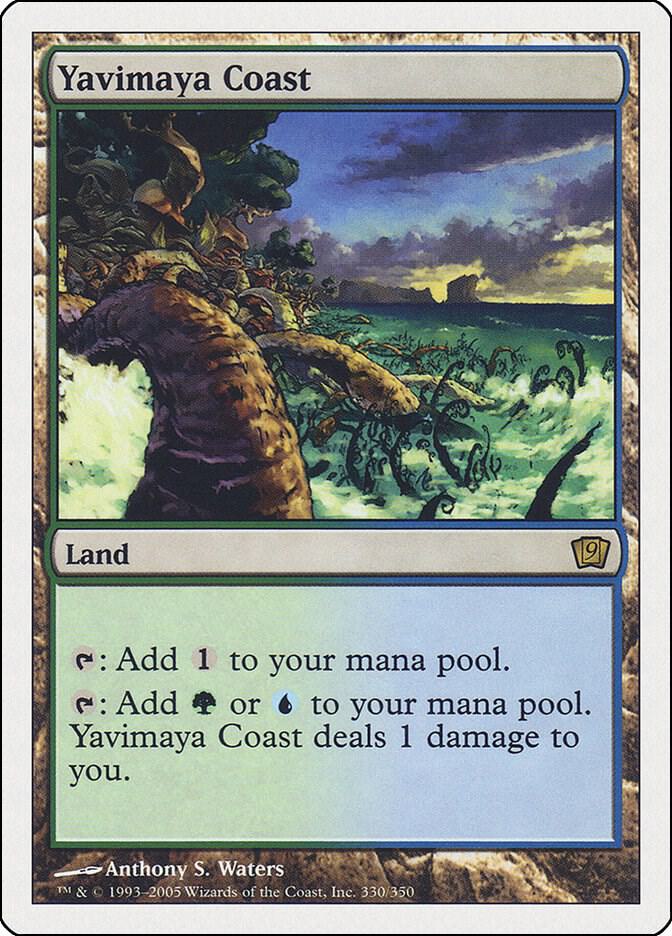Yavimaya Coast 330 card from 9th Edition