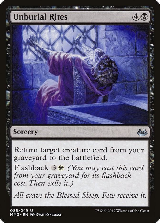 Unburial Rites 85 card from Modern Masters 2017