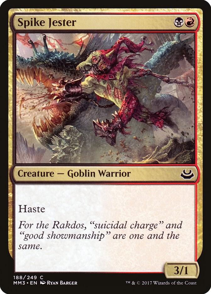 Spike Jester 188 card from Modern Masters 2017