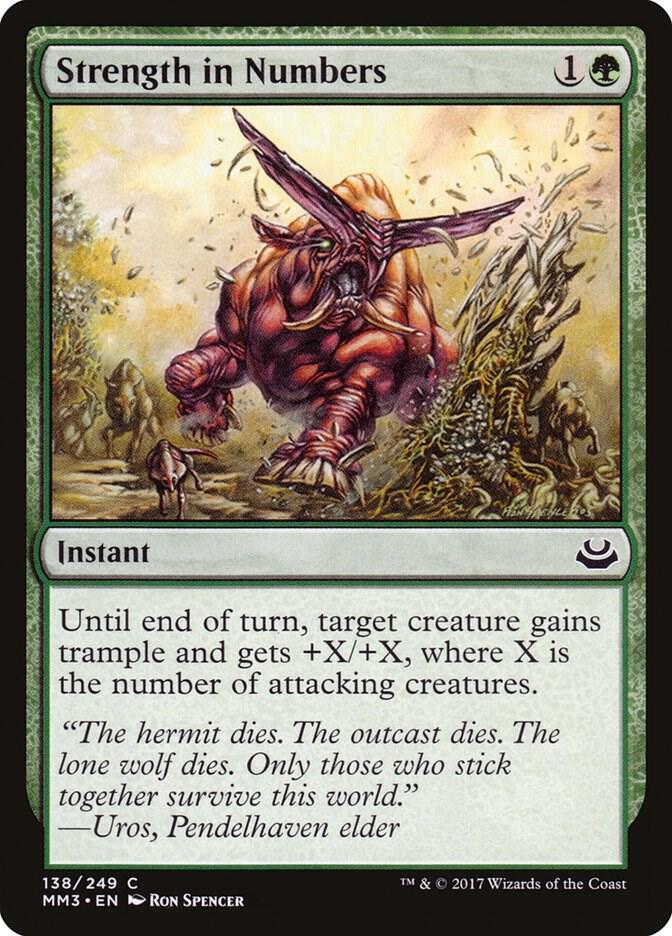 Strength in Numbers 138 card from Modern Masters 2017