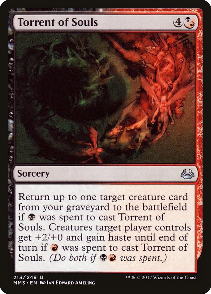 Torrent of Souls 213 card from Modern Masters 2017