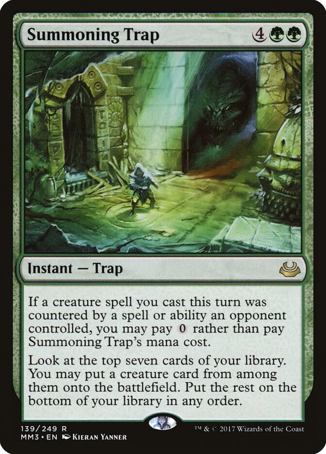 Summoning Trap 139 card from Modern Masters 2017
