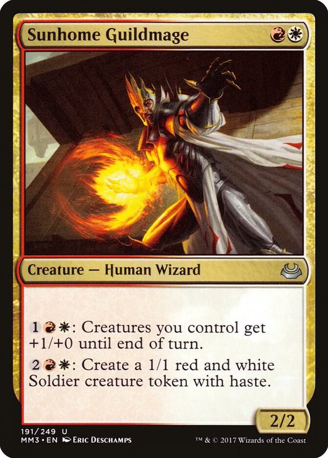 Sunhome Guildmage 191 card from Modern Masters 2017