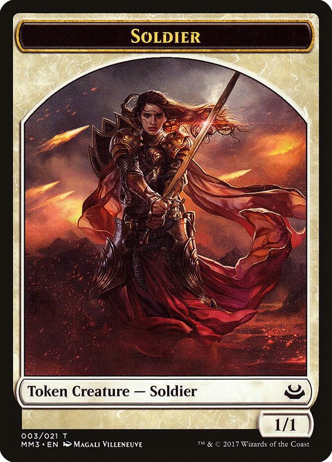 Soldier Token 3 card from Modern Masters 2017