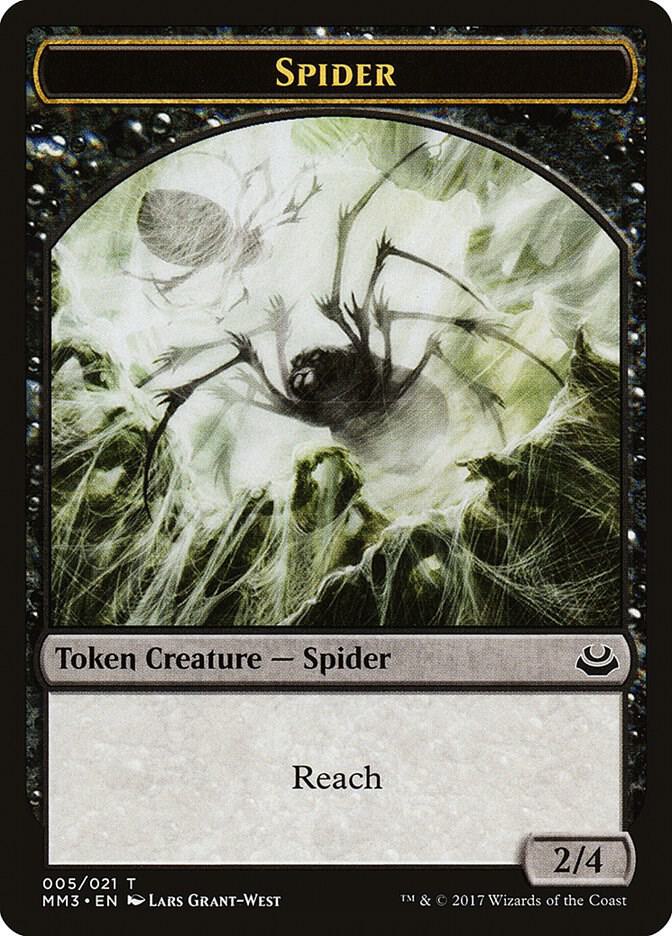 Spider Token 5 card from Modern Masters 2017