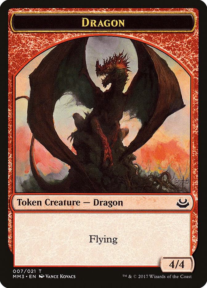 Dragon Token 7 card from Modern Masters 2017