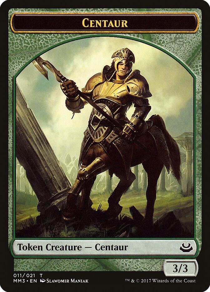 Centaur Token 11 card from Modern Masters 2017