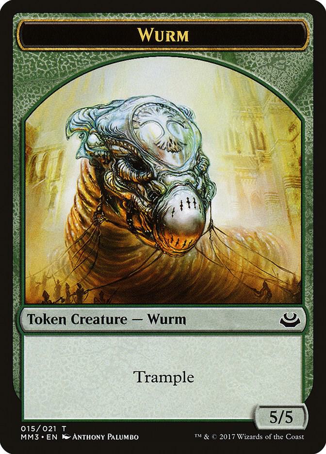 Wurm Token 15 card from Modern Masters 2017