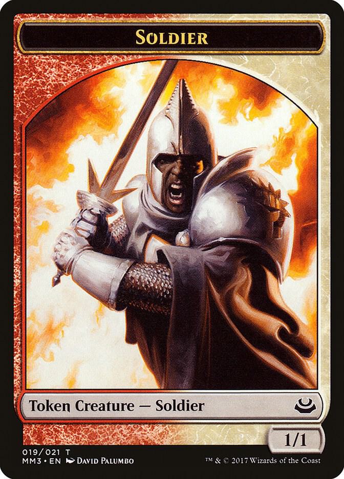 Soldier Token 19 card from Modern Masters 2017