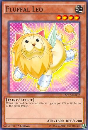 Fluffal Leo (Starfoil) SP17-EN002 card from Star Pack - Battle Royal