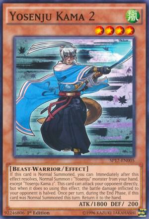 Yosenju Kama 2 SP17-EN005 card from Star Pack - Battle Royal