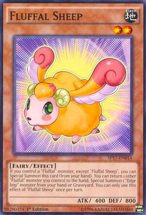 Fluffal Sheep (Starfoil) SP17-EN014 card from Star Pack - Battle Royal
